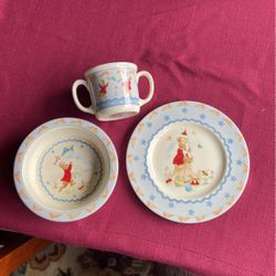 Kids Royal Doulton China (plate) Set 