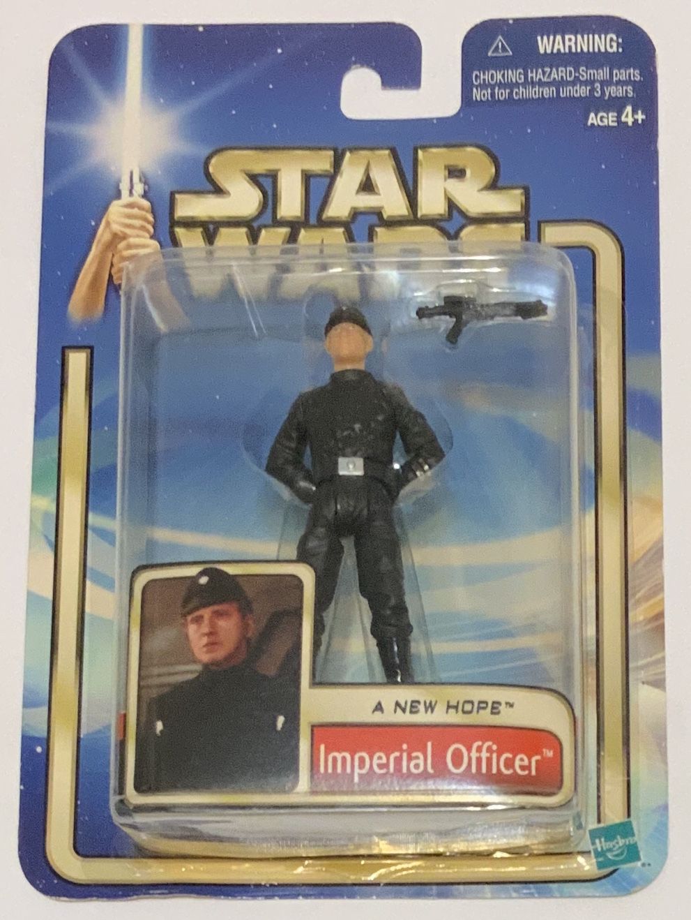 Star Wars A New Hope Imperial Officer 4 Inch Action Figure Hasbro 2002