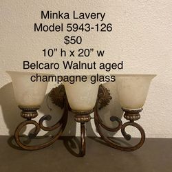 3 Light Bathroom Light  Save $100! By Minka Lavery