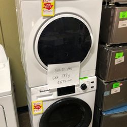 Magic Chef Compact Front Load Washer and Electric Dryer Set ‼️