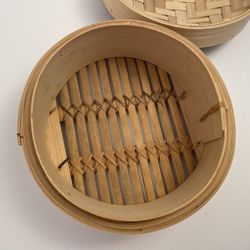 Natural Bamboo 10” Bun/Veggie Steamer 