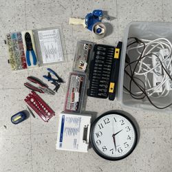 Tools, Extension Cords, Hex Socket Set, Wire Cutter Electrical