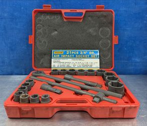 Wisdom 21 Piece 3/4 Ratchet Set