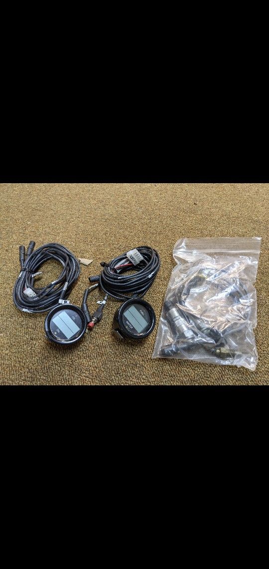 SPA Technique Dual Gauges WaterT/FuelP OilT/OilP With Microswitches ExtensionWires And Sensors