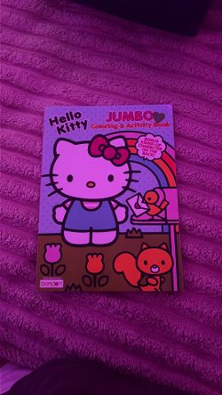 Hellokitty jumbo coloring book