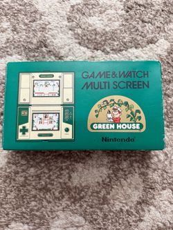 Green house nintendo game & watch