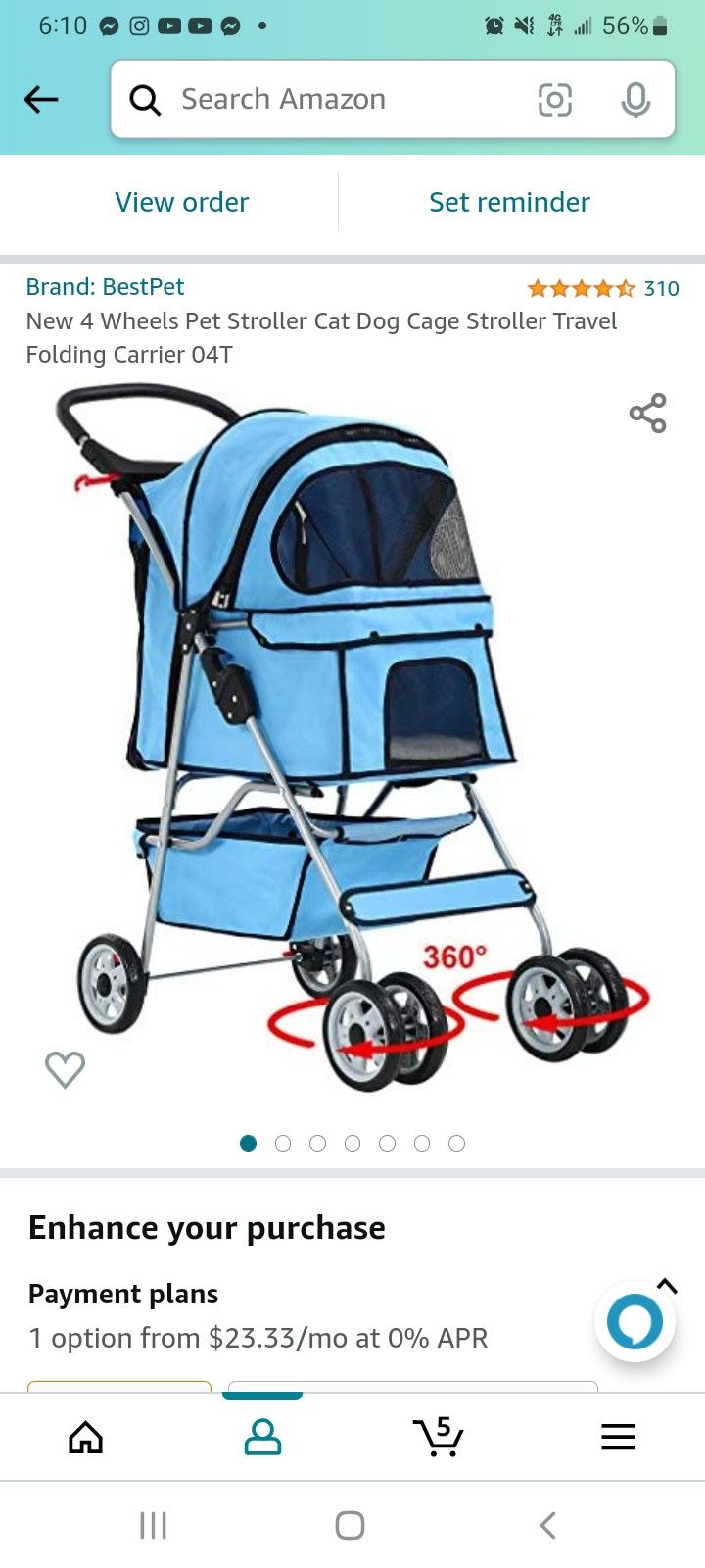 DOG STROLLER 