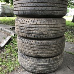 Four 265/65/17 Michelin Defender Just To Pick Up Well Firm And The Price 