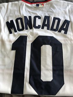 Men's Moncada 83 White Sox Jersey with 83 all star patch for Sale