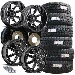 DUALLY TIRE & WHEEL PACKAGE DEAL - 35X12.50R20 MT ATZP3 / FUEL