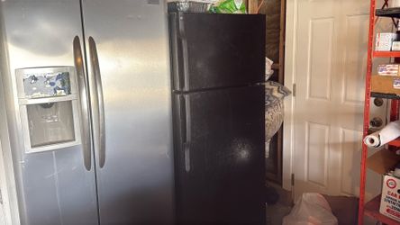Black fridge