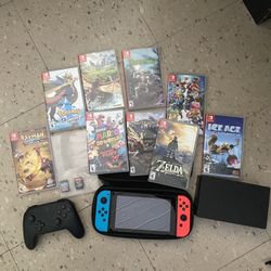 Nintendo Switch + Accessories & Games