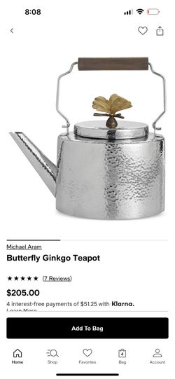 Michael Aram Teapot 