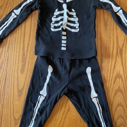 2T Skeleton Costume