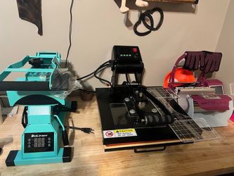 Heat Press Machine Bundle Set