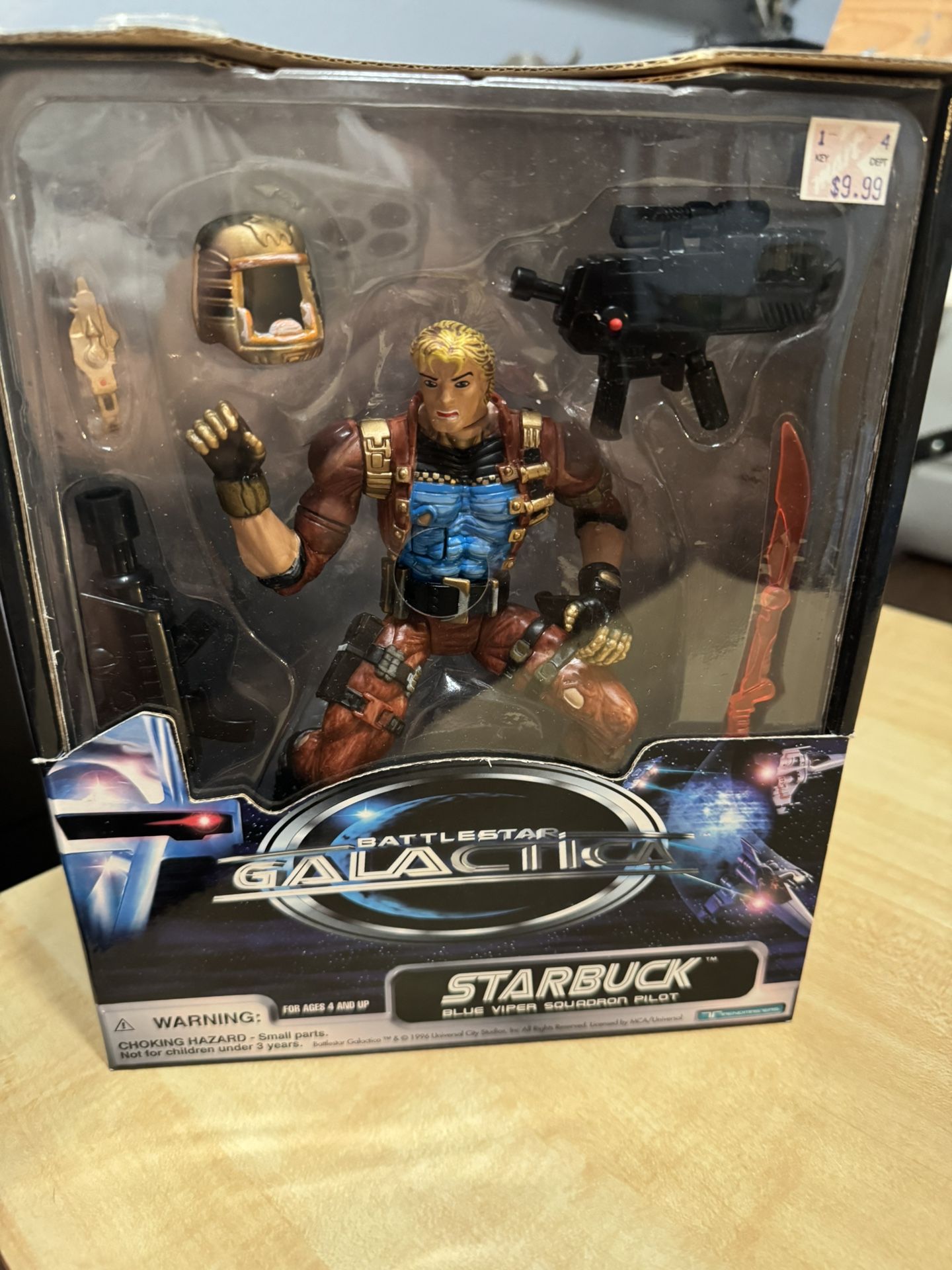 Vintage 1996 Trendmasters Battlestar Galactica Lt. Starbuck Action Figure Sealed