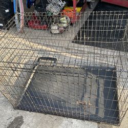Metal dog  (crate)