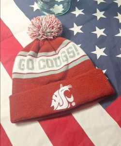 GO COUGS Beanie Winter Cap with Pom