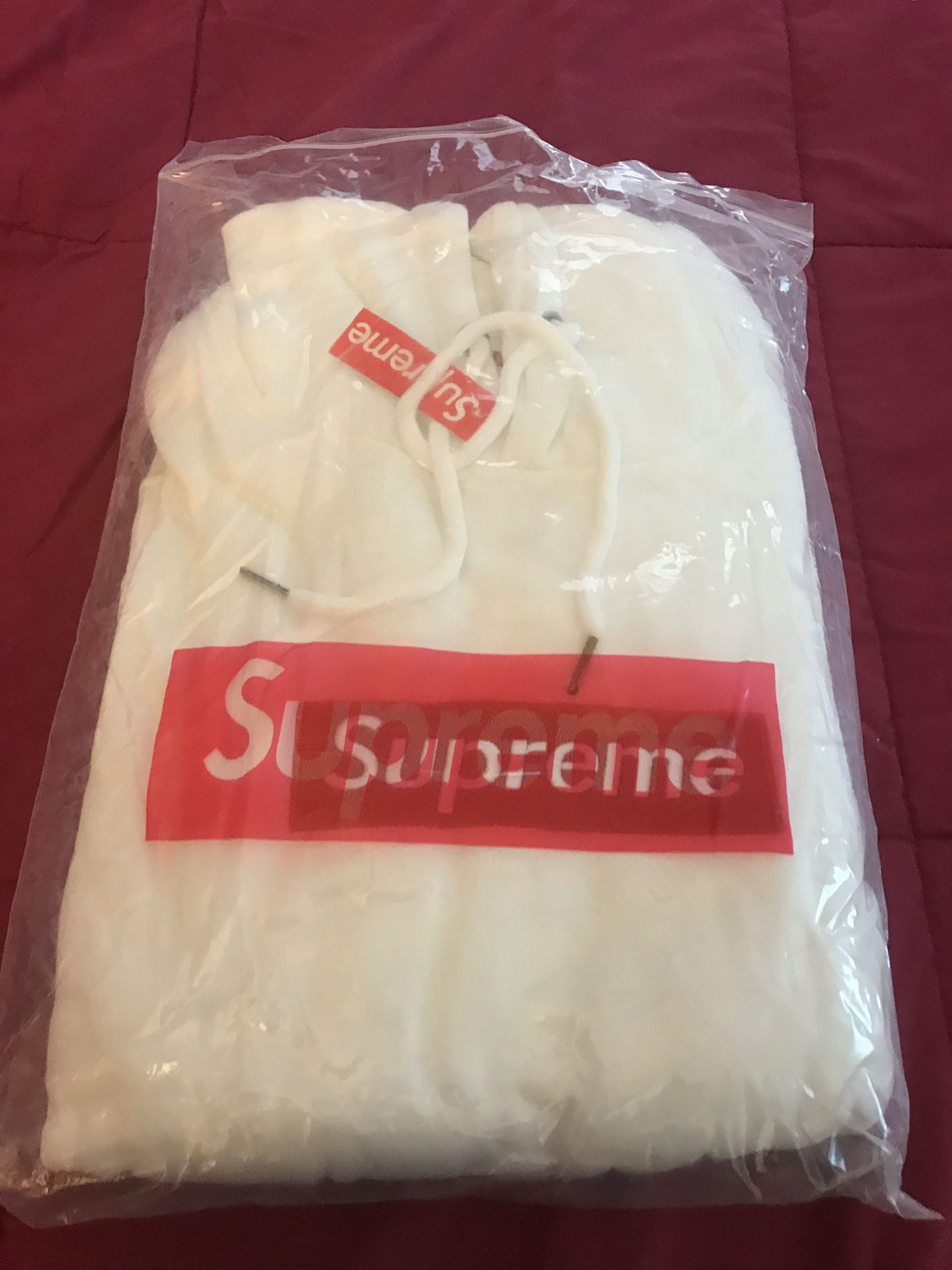 New Supreme Box Hoodie Mens Large
