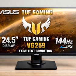 ASUS TUF Gaming 24.5" Monitor - VG259 - 144Hz IPS - Excellent Condition