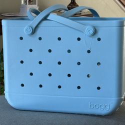 New! Large BOGG Beach Bag Light Blue