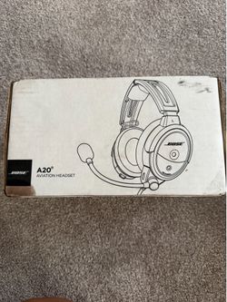Bose A20 aviation headphones