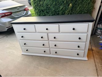 Solid wood dresser