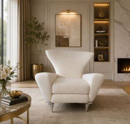 Modern Galerking wing back chair