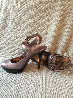 Antique Silver Heels