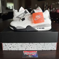 Jordan 4 Retro White Cement Size 14 & 15
