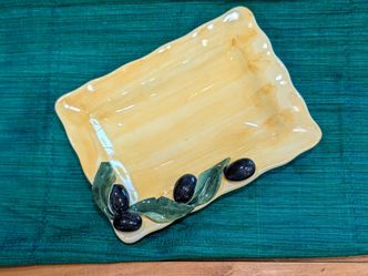 Vintage hand painted Italian Pottery