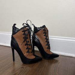 High Heeled Ankle Boots