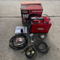 Lincoln Electric Weld-Pak 140 Amp MIG and Flux-Core Wire Feed Welder, 115V, Aluminum Welder 