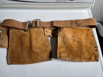 Carpenter leather tool belt
