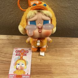 POPMART Crybaby (Crying Again) Vinly Pendant WITH PHOTO CARD