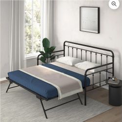 New Inbox Twin Daybed With Twin Lift Up Trundle Mattress Not Included 