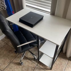Desk , PS4 , Office Chair 