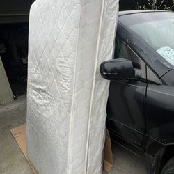 Free twin mattress and boxspring