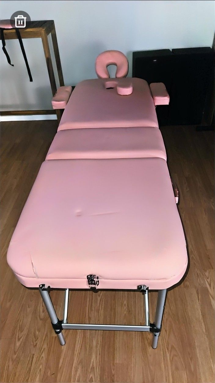 Massage Table  (Pink)