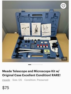 Meade Telescope and Microscope Kit with Case