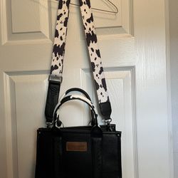 Wrangler Cow Hide🐄 Print Tote
