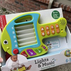 Toddler toy fish guitar
