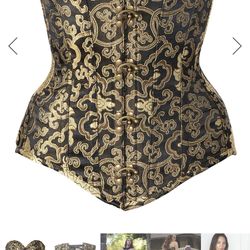 Gold And Black Baroque Corset By Corset Story Size 36 