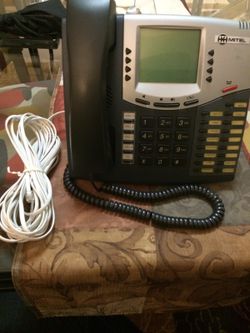 Mitel PABX telephones.