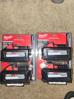 Milwakee Batteries 6.0 Pack of 2