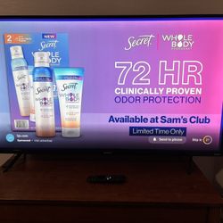 50’ Smart Tv With Voice Remote Xumo ‘MOVING MUST GO’