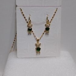 Oro Laminado 14k Set 3 Piezas 