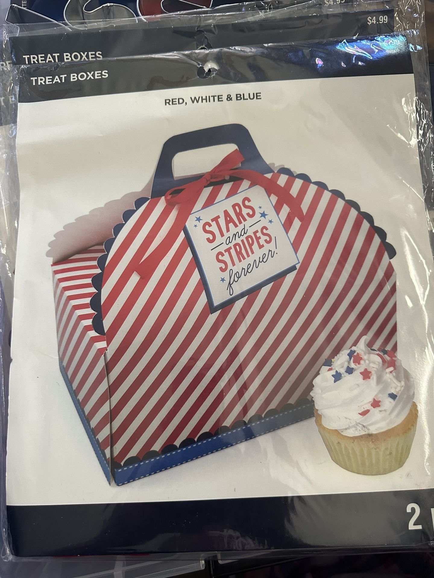 🇺🇸 treat boxes 2 in package, bundle of 4 packages