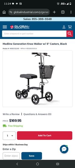 Medline knee scooter