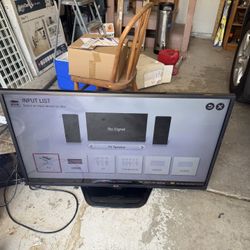 42 Inch LG TV With Remote